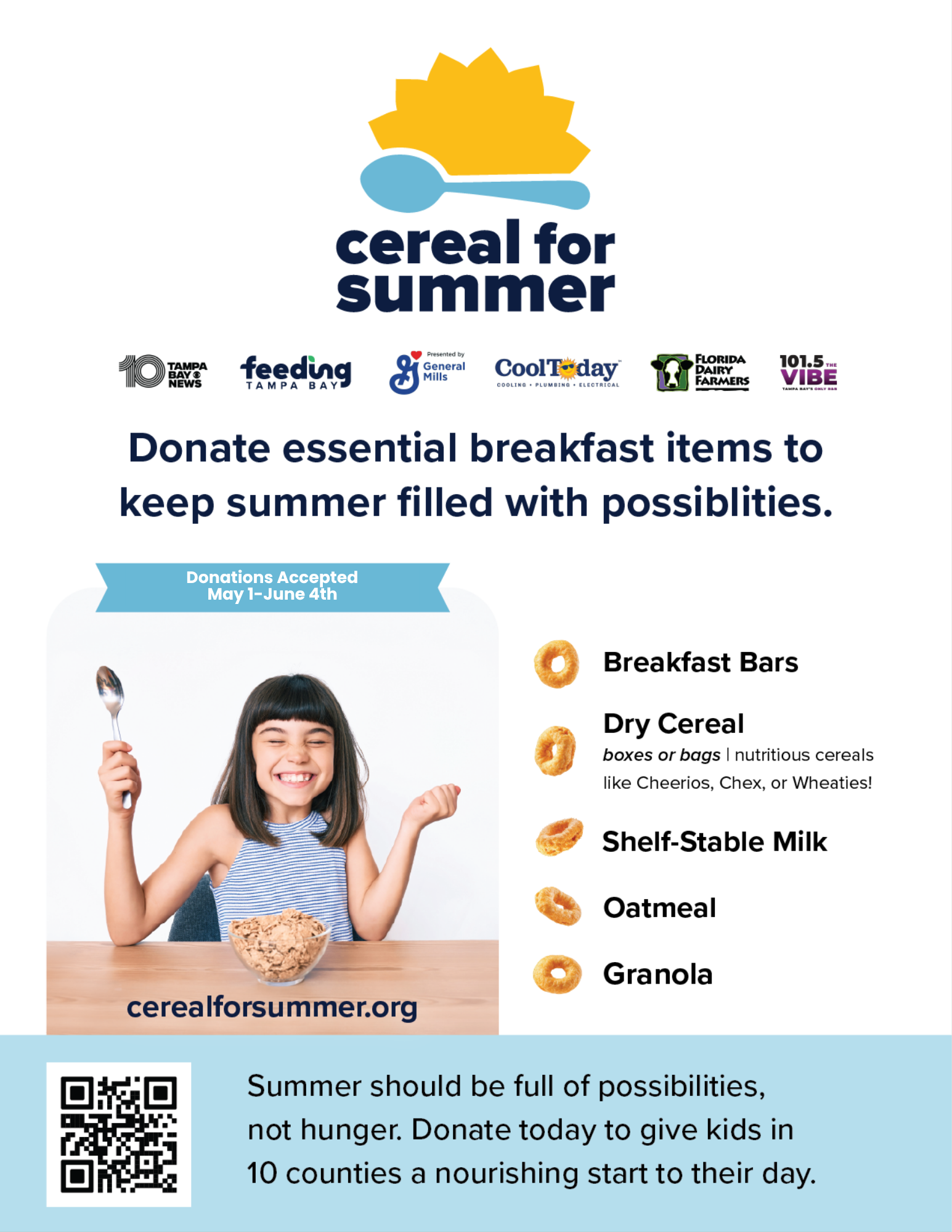 Cereal For Summer- What To Donate (2026)